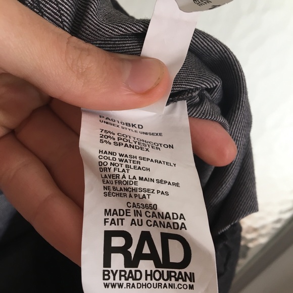 Rad Hourani Dark Denim Pants - Picture 5 of 7